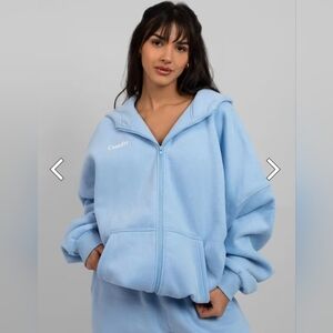 BRAND NEW UNISEX COMFRT CLOUD ZIP HOODIE IN SOLD OUT ASTRO SIZE M